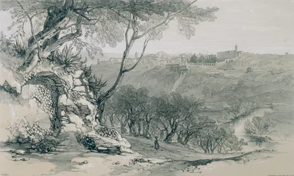 Tivoli avec la villa de Mécène
